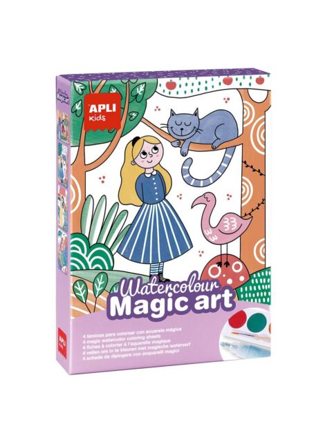 Igra Apli Watercolor Magic Art za slikanje vodenim bojama i čarobnim flomasterom 18823