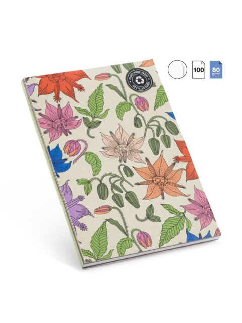 Notes Miquelrius A5 vintage lily točkice 100L 80g MR8181