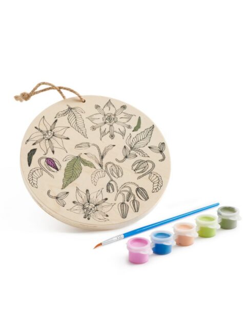 Set drvena zidna ploča Miquelrius za ukrašavanje Vintage lily MR13187