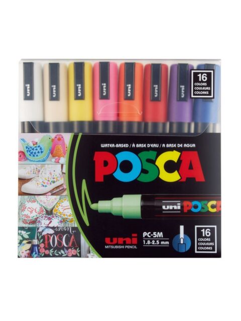 Uni pak marker Posca pc-5m 16/1