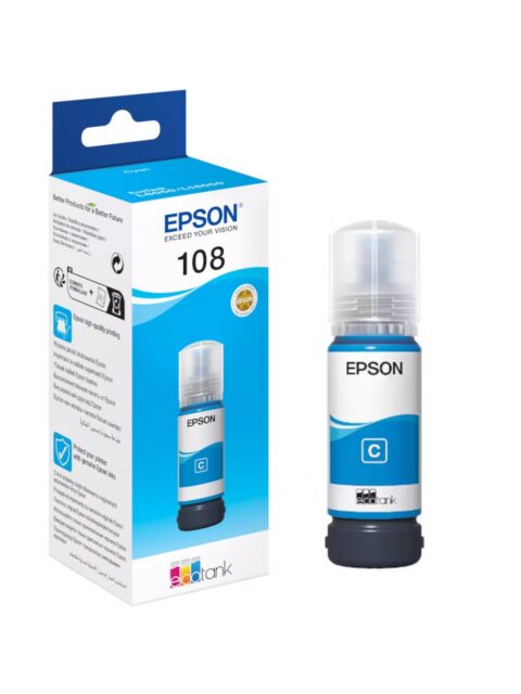 Tinta Epson 108 L8050/18050 photo cyan ecotank C13T09C24A 70ml