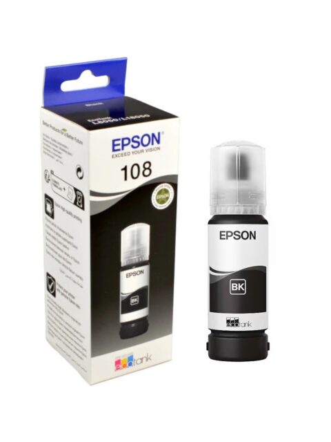 Tinta Epson 108 L8050/18050 photo black ecotank C13T09C14A 70ml