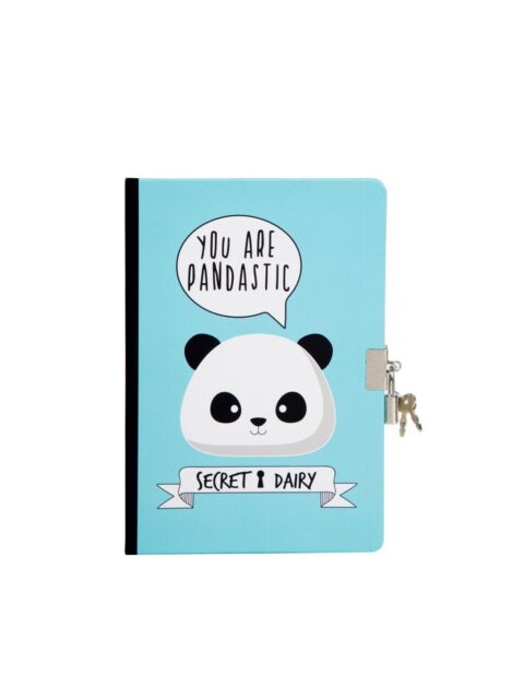 Dnevnik s ključem iTotal A5 80g 96L You are pandastic! sortirano XL1844