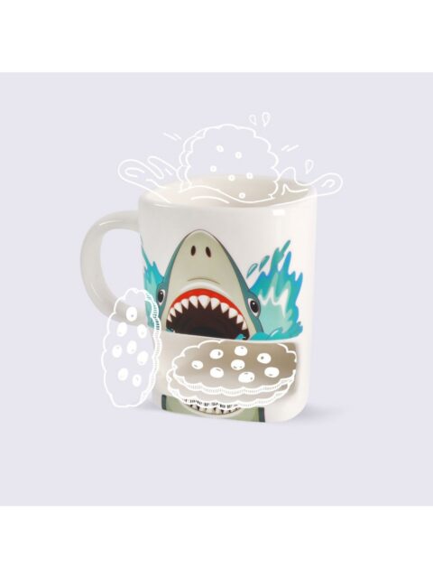 Šalica iTotal s džepom za keks Shark XL1904