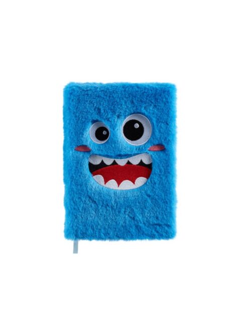 Notes Miquelrius A5 80g 160L fluffy Little monster plavi MR8164