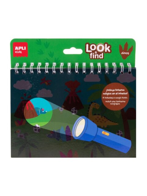 Set Apli slikovnica + svjetiljka dinosauri +3 19204