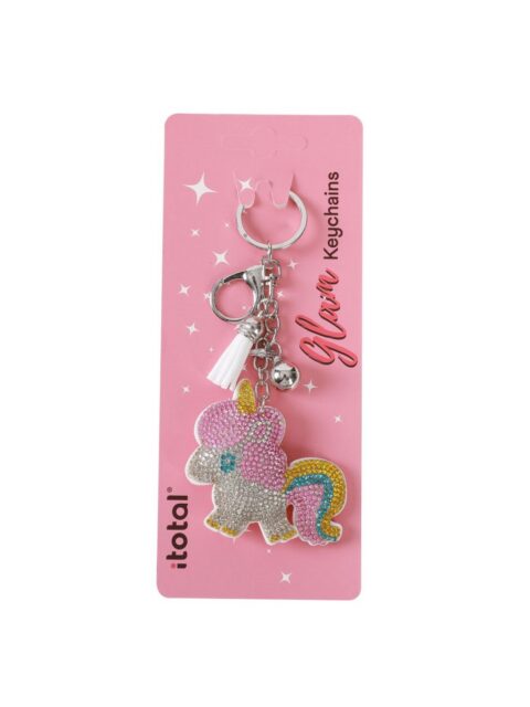 Privjesak za ključeve iTotal Unicorn mix 15x8cm XL1436