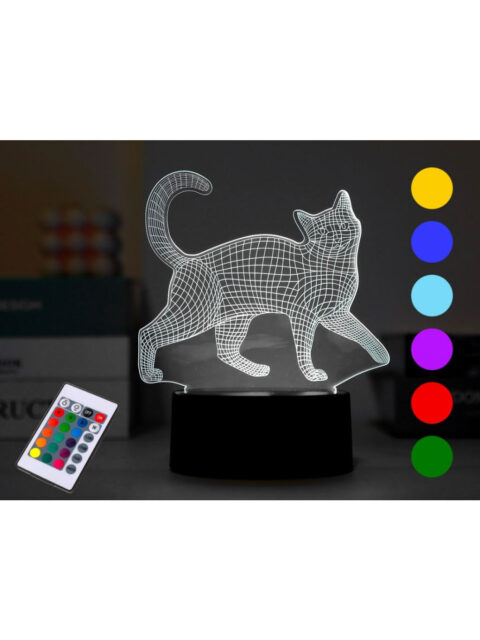 Lampa 3D na dodir iTotal promjena boja Cat XL2330