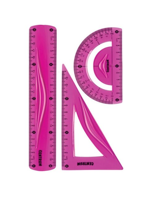 Geometrijski set Centrum flexi 3/1 20 cm sortirano 86917