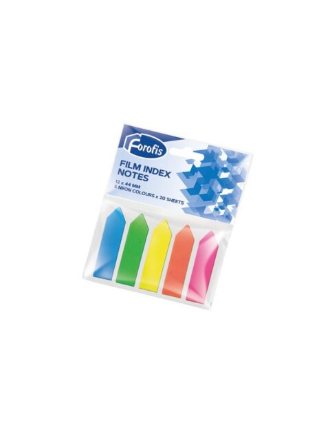 Blok zastavice Forofis 5 neon mix boja 20L 44x12mm 91037