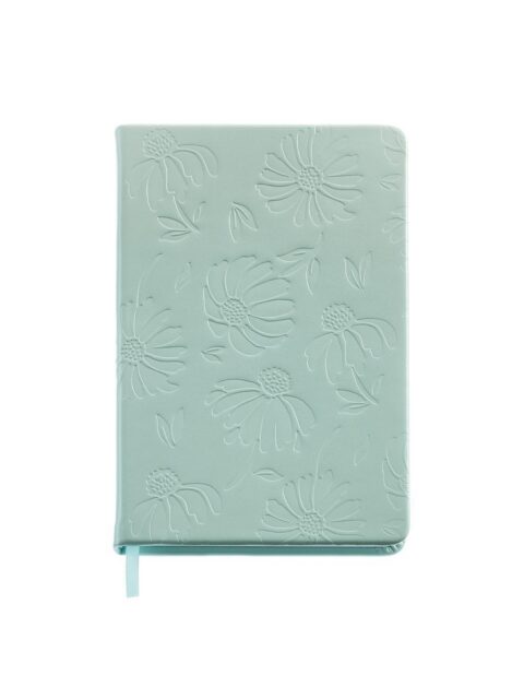 Notes Miquelrius A5 80L 80g čisti reljefno zeleni daisies MR8190