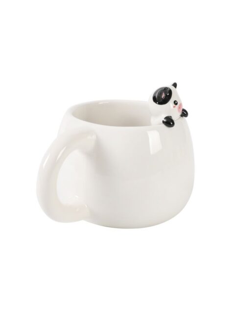 Šalica iTotal Charm Cute animals bijela kravica XL2568