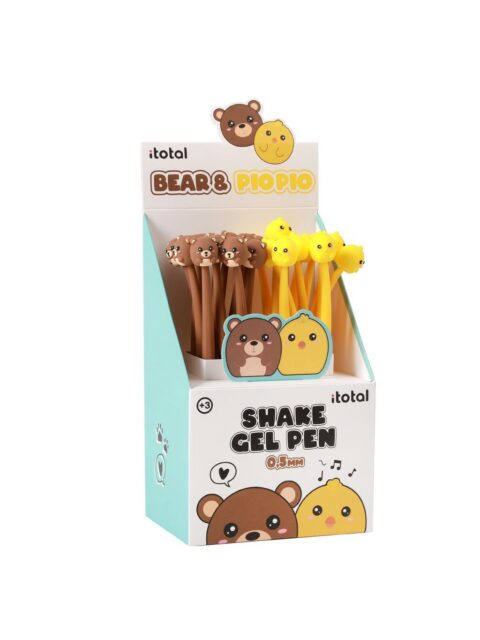 Kemijska olovka iTotal fleksibilna Cute animals medo+pilić 24/1 sortirano XL1164I