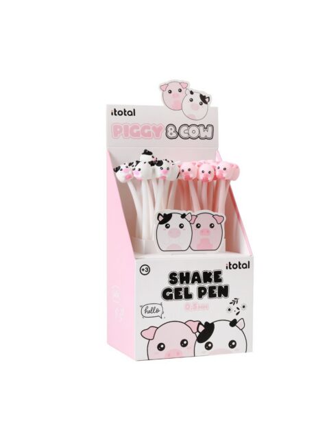 Kemijska olovka iTotal fleksibilna Cute animals svinjica+kravica 24/1 sortirano XL1164H
