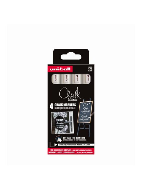Uni pak marker pwe-5m chalk_kreda bijeli 4/1