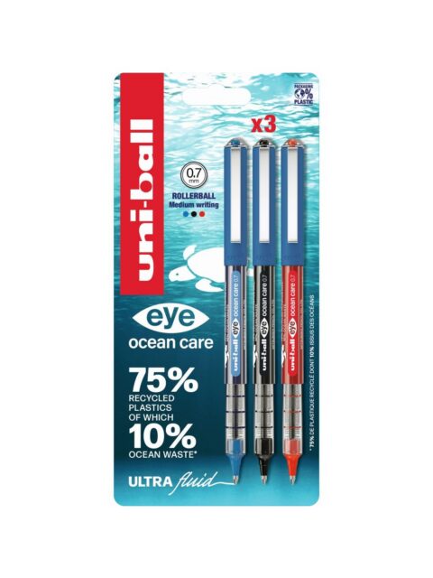 Uni pak roler Uni ub-157ROP (0.7) eye crni, plavi, crveni Ocean Care reciklirani Eco 3/1 AK_UNI
