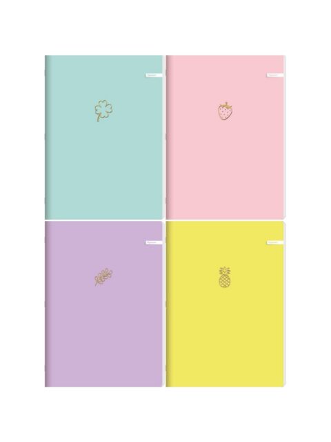Bilježnica Ilijanum A4 70g 96L crte soft touch (topli uvez) 21106