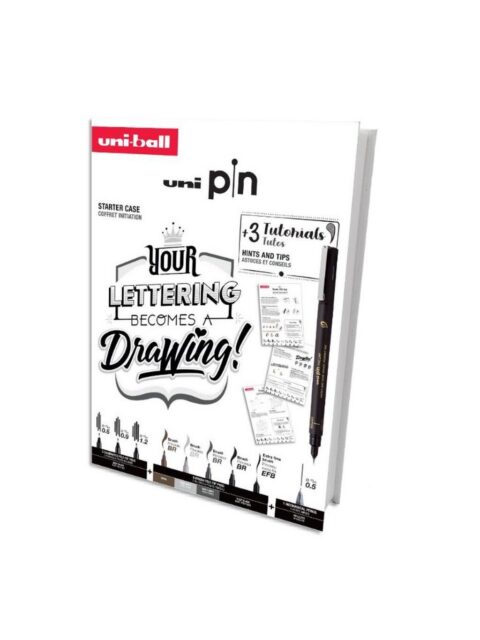 Marker Uni pin gift set Lettering + tehnička ol M5-228 u kutiji 8/1
