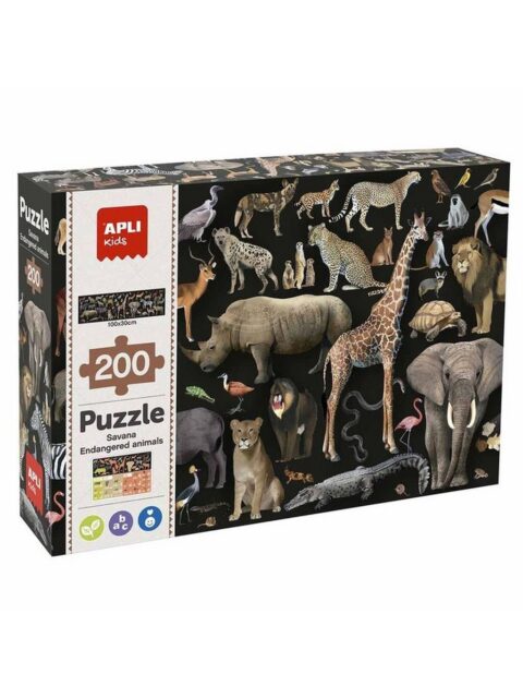 Slagalica Apli savanna ugrožene životinje 200/1 19697