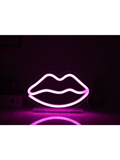 Lampa u obliku usana iTotal LED ljubičasta boja XL2761B
