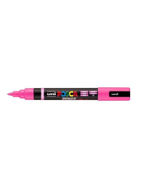 Marker Uni pc-5br brush Posca rozi