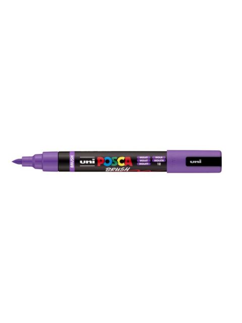 Marker Uni pc-5br brush Posca ljubičasti