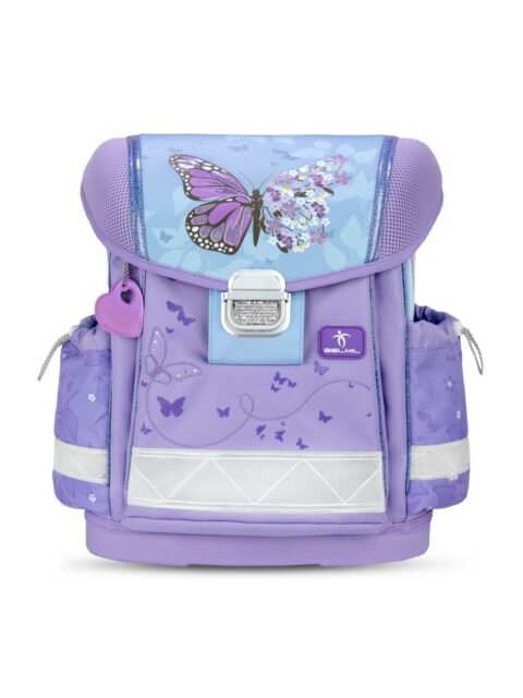 Torba školska Belmil classy purple blue butterfly 403-13/AG/61