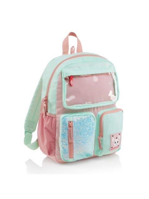 Ruksak Miquelrius Back2Fun sa džepovima rozi 17L MR19375