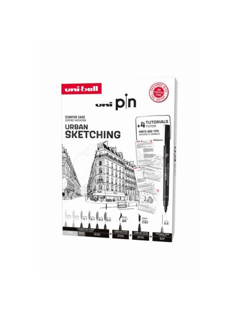 Marker Uni pin gift set Urban sketching + tehnička ol M5-228 u kutiji 8/1