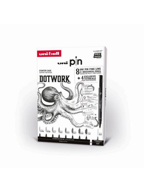 Marker Uni pin gift set Dotwork + tehnička ol M5-228 u kutiji 8/1