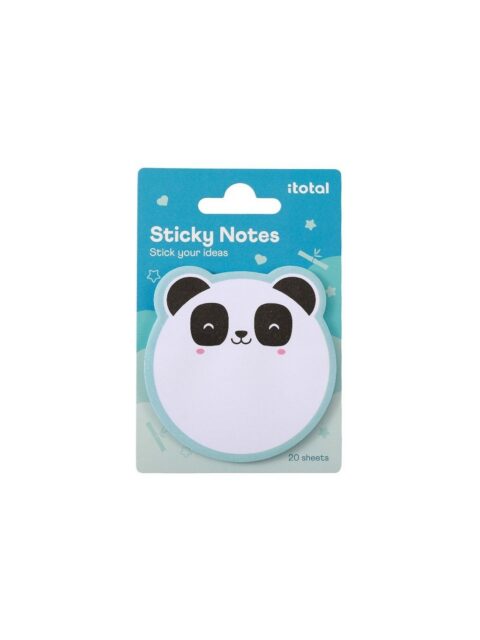 Blok samoljepivi iTotal 7x7,8cm Panda XL3107