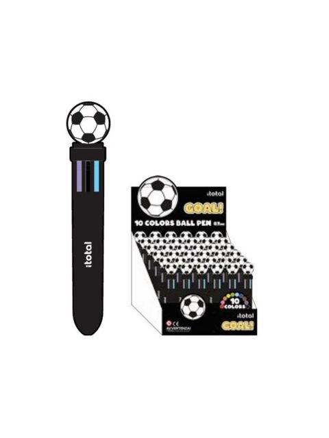 Kemijska olovka iTotal Nogomet SPORT 10 boja 36/1 XL2370P