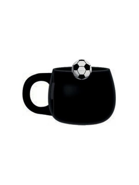 Šalica iTotal Charm Nogomet SPORT crna XL2525J