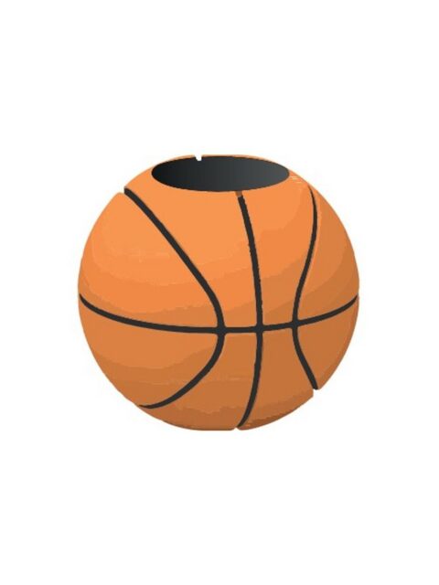 Čaša za olovke iTotal u obliku košarkaške lopte SPORT 3D XL3034C