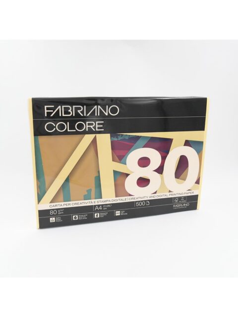 Papir Fabriano Colore A4/80g giallo 500L 74621297 bright