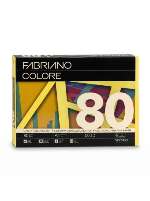 Papir Fabriano Colore A4/80g cedro 500L 74921297 soft