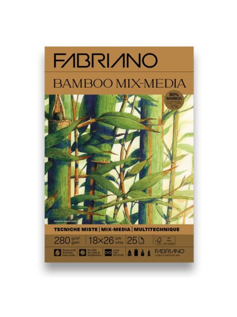 Blok Fabriano Bamboo 18x26 280g 25L ljepljeni top side 19100727