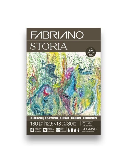 Blok Fabriano Storia 12,5x18 180g 30L ljepljeni top side 19100731