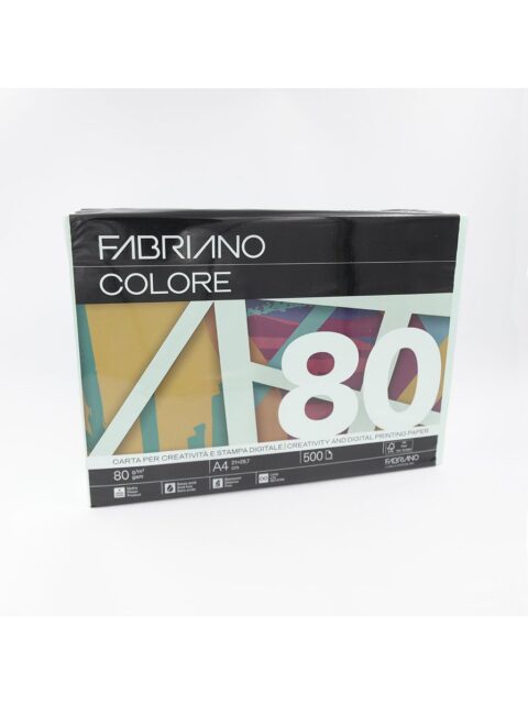 Papir Fabriano Colore A4/80g verde ch. 500L 75521297 soft