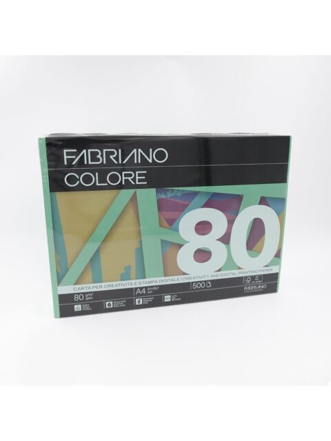 Papir Fabriano Colore A4/80g verde 500L 74121297 bright