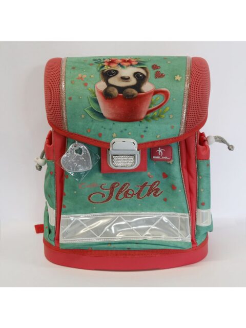 Outlet artikl- B grade torba školska Belmil classy cute sloth 403-13/AG/6 AK_BEL