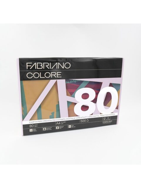 Papir Fabriano Colore A4/80g rosa 500L 75321297 soft