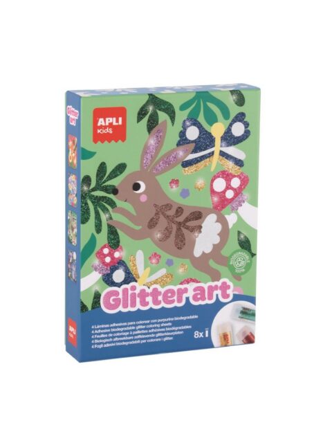 Kreativni set Apli s biorazgradivim šljokicama Glitter Art Bio 20078