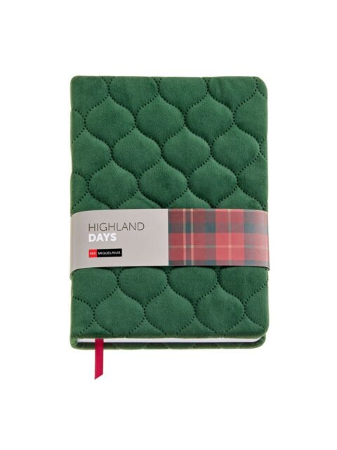 Notes Miquelrius A5 Highland Days podstavljeni zeleni 80L 80g/m2 točkice MR8294