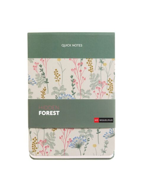 Blok Miquelrius A5 Hidden Forest ljepljeni 80L 80g/m2 crte MR7774