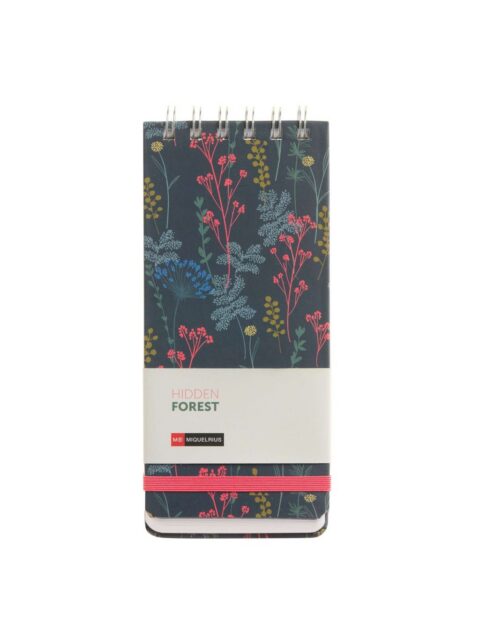 Blok Miquelrius 87x190mm Hidden Forest spirala gore 80L 80g/m2 crte MR7777