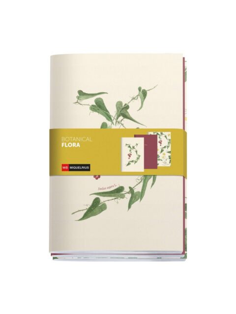 Set bilježnica Miquelrius 142x210 mm Botanical Flora Šivane (crte, čista, točkice) 3/1 MR8326