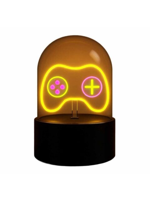 Lampa staklena kupola iTotal NEON-efekt LED rotirajuća Let’s Play XL3260