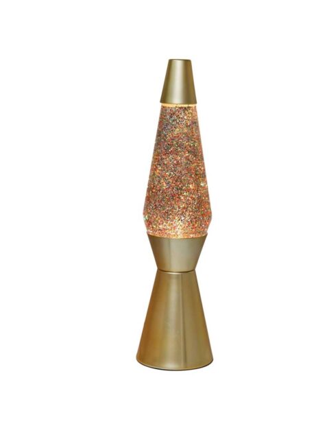Lava lampa iTotal Glitter Gold XL1770