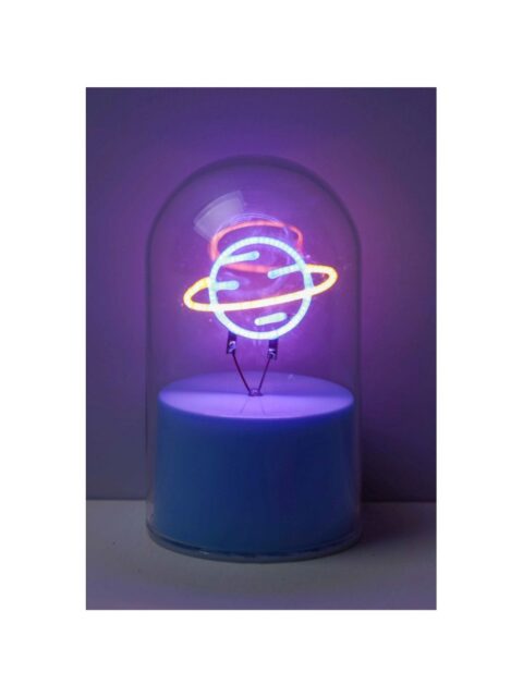 Lampa staklena kupola iTotal NEON-efekt LED Saturn XL3252